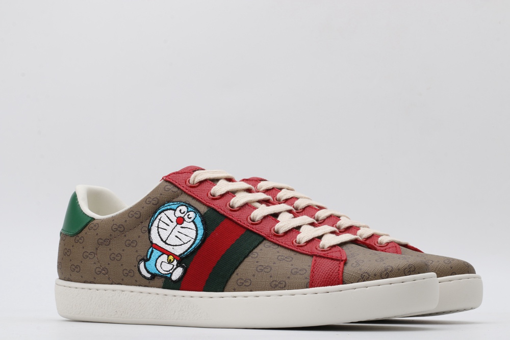 G*UCCI x Doraemon Ace sneakers  Brown